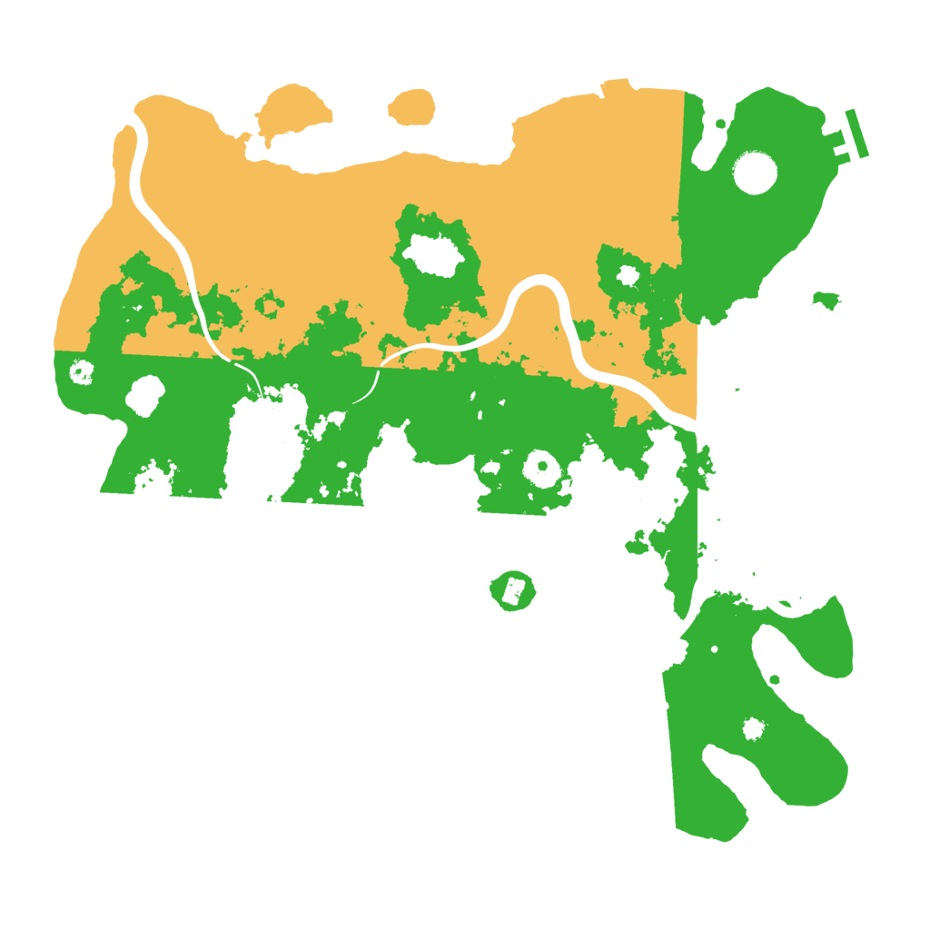 Biome Rust Map: Procedural Map, Size: 3800, Seed: 1851212168