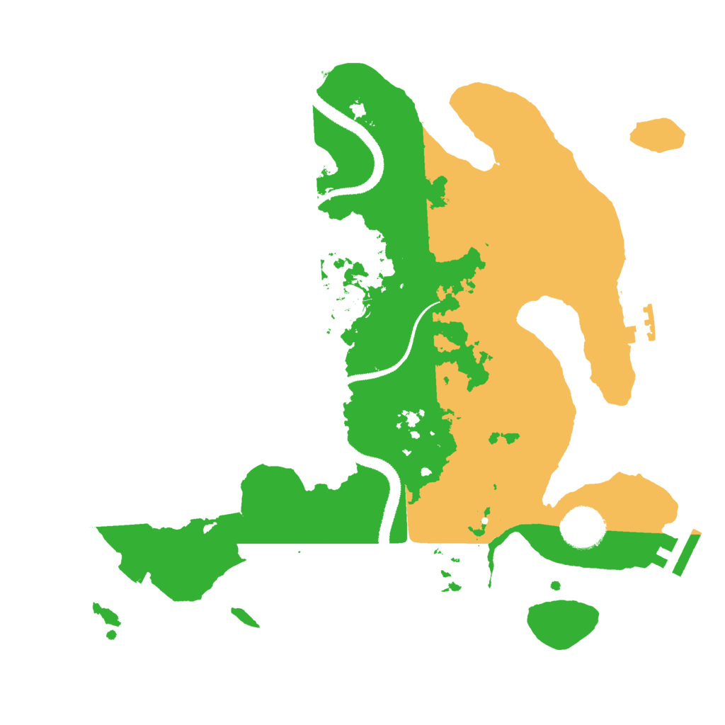 Biome Rust Map: Procedural Map, Size: 3000, Seed: 2137