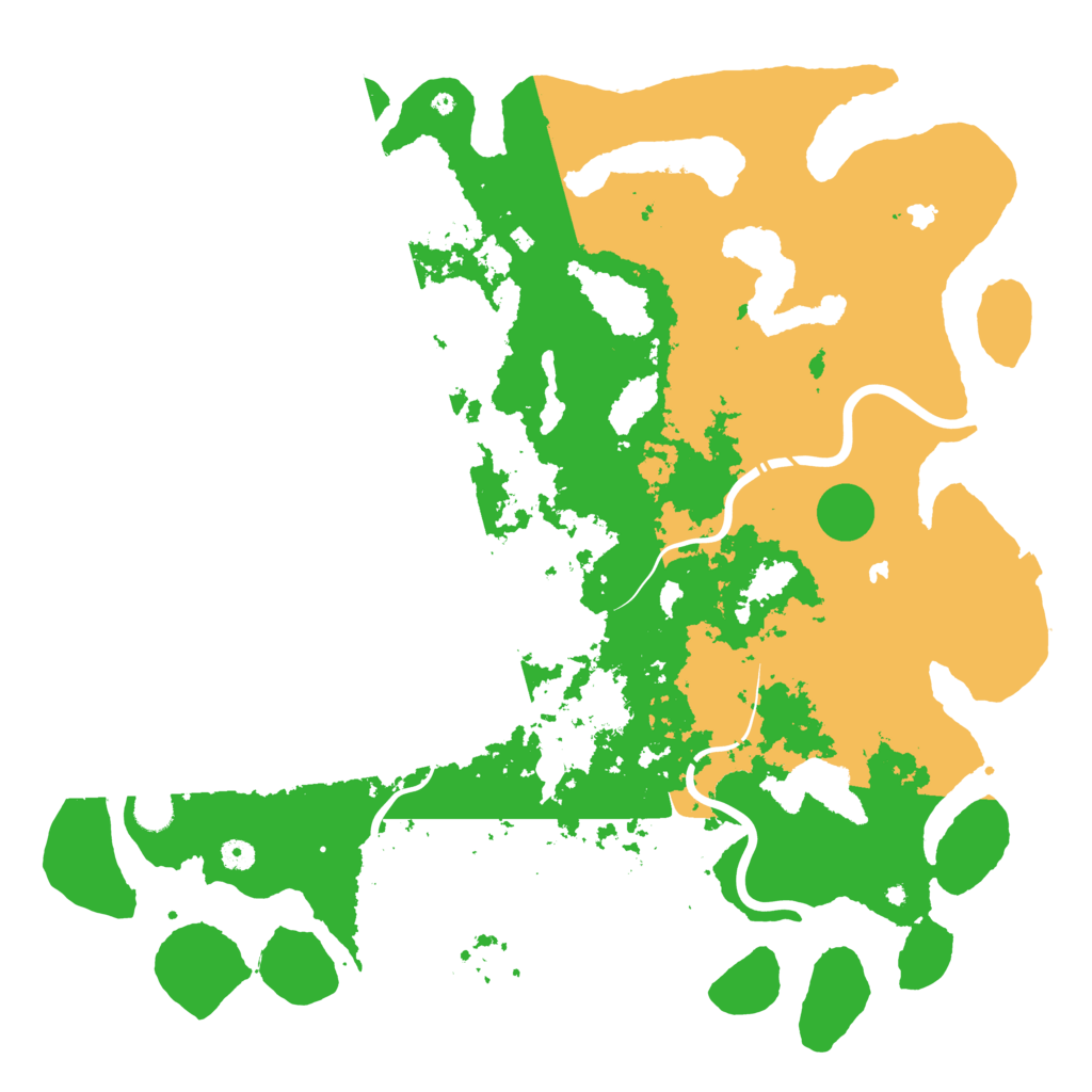 Biome Rust Map: Procedural Map, Size: 5000, Seed: 84975129