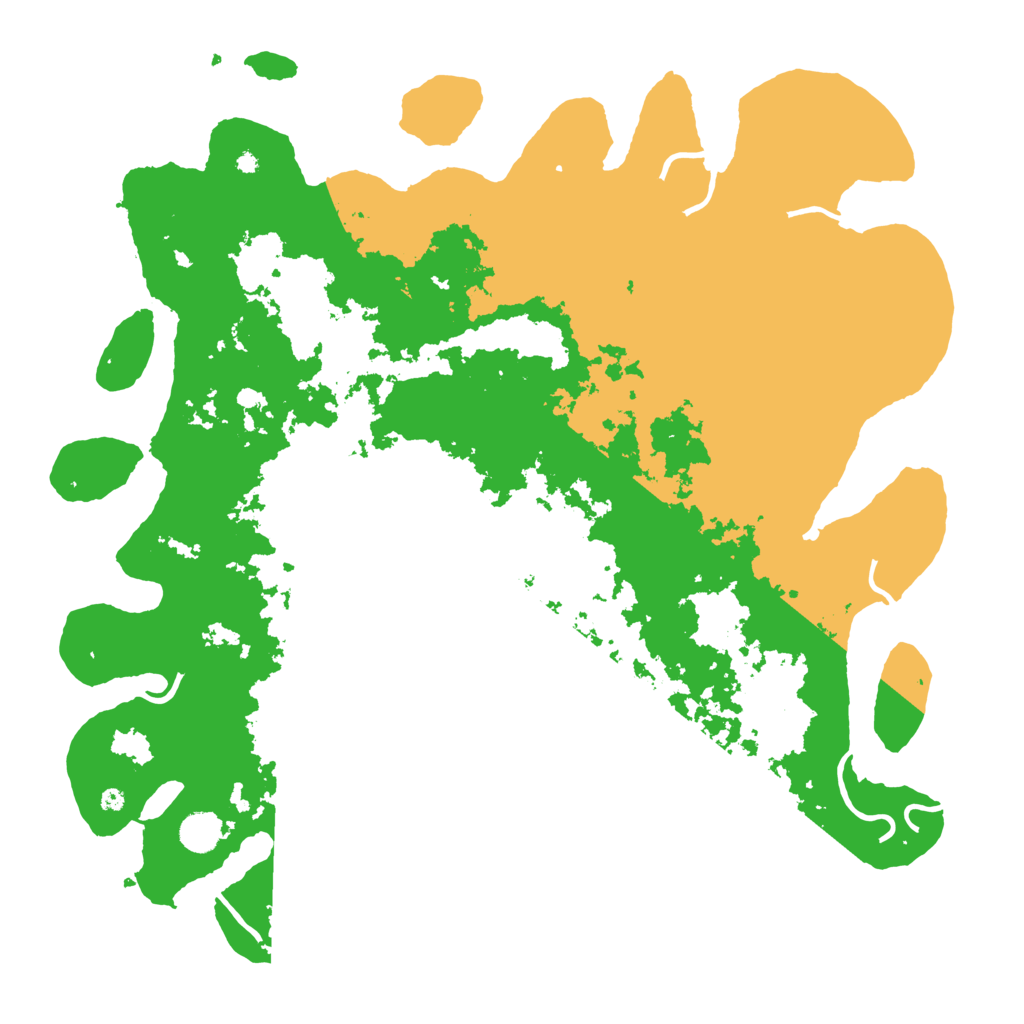 Biome Rust Map: Procedural Map, Size: 4500, Seed: 3448440