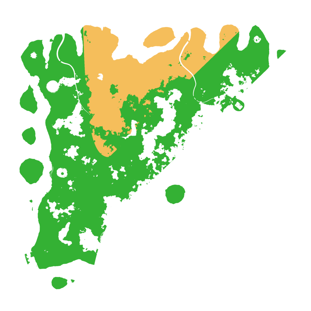 Biome Rust Map: Procedural Map, Size: 4500, Seed: 1030834298