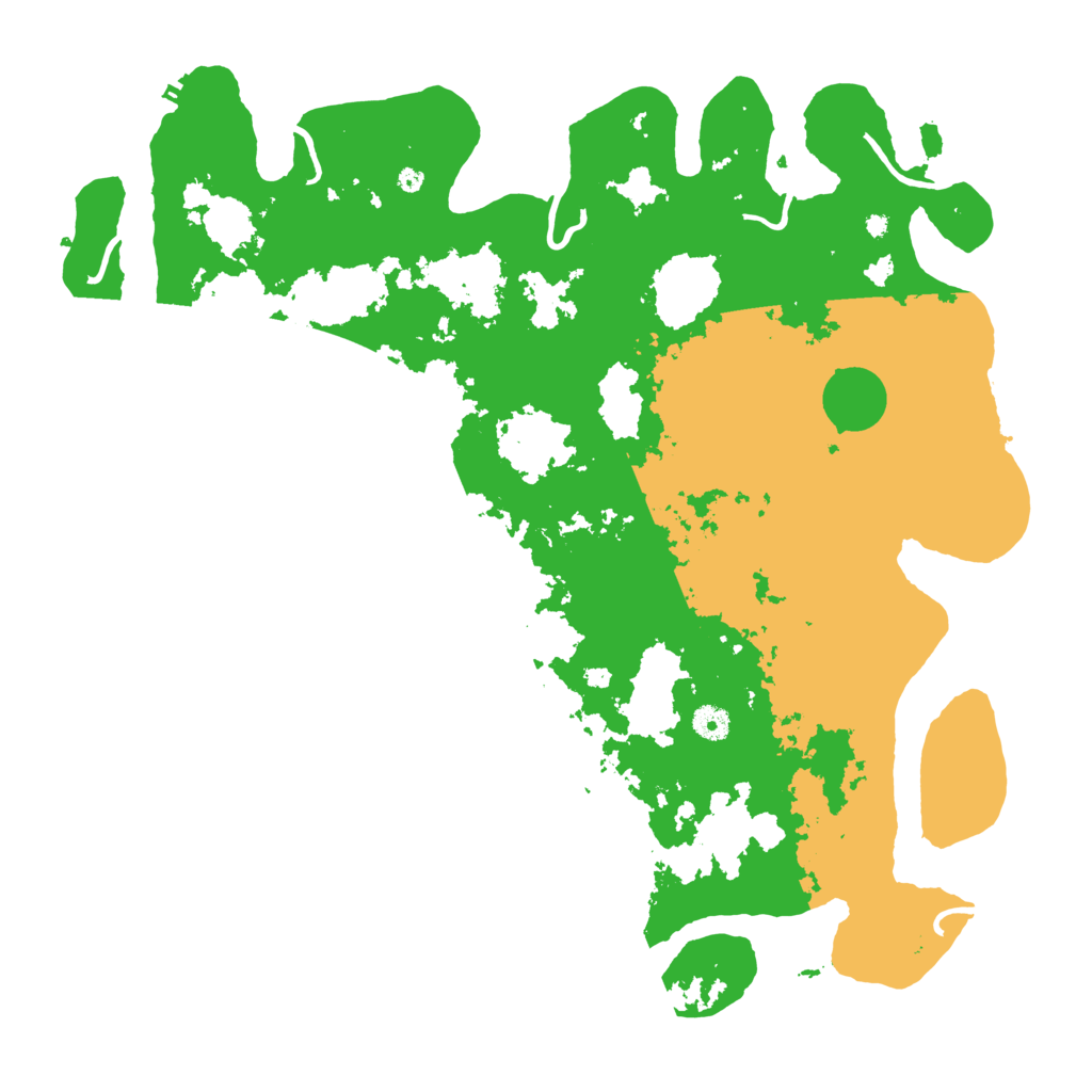 Biome Rust Map: Procedural Map, Size: 4500, Seed: 1146400