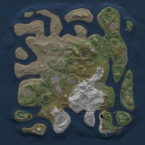 Thumbnail Rust Map: Procedural Map, Size: 4000, Seed: 193456789, 17 Monuments