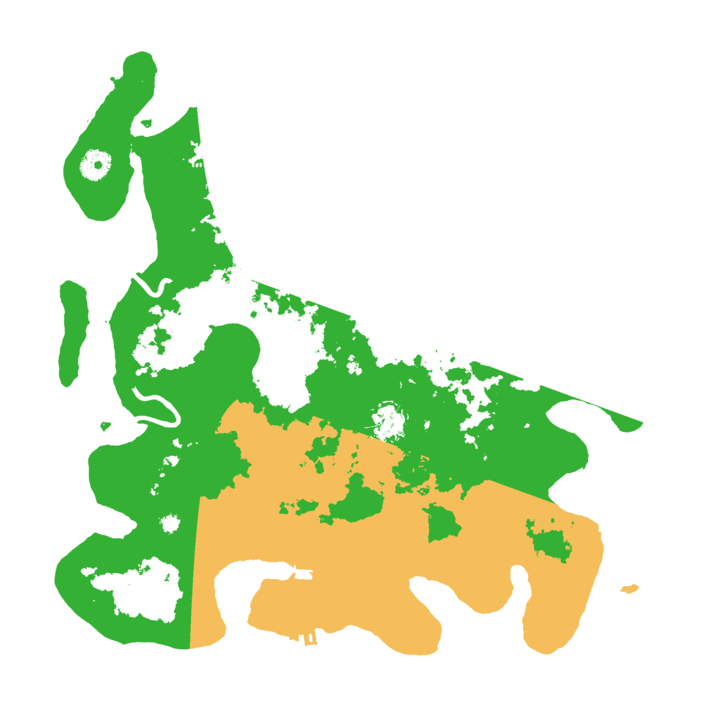 Biome Rust Map: Procedural Map, Size: 3500, Seed: 2268356