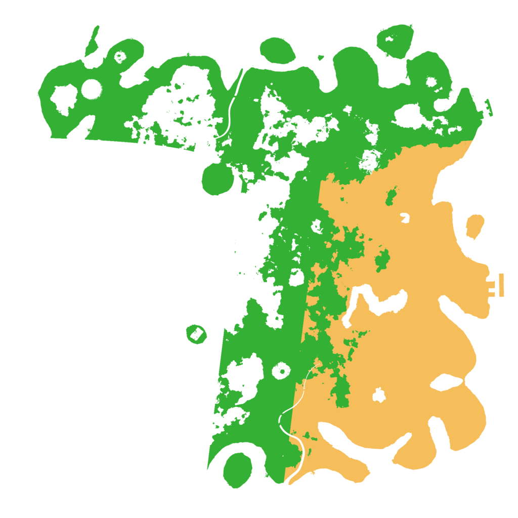 Biome Rust Map: Procedural Map, Size: 4500, Seed: 1564771