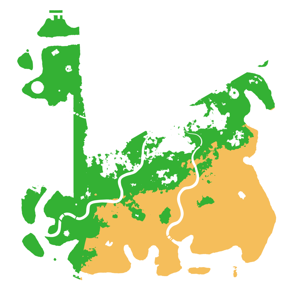 Biome Rust Map: Procedural Map, Size: 4500, Seed: 5022384