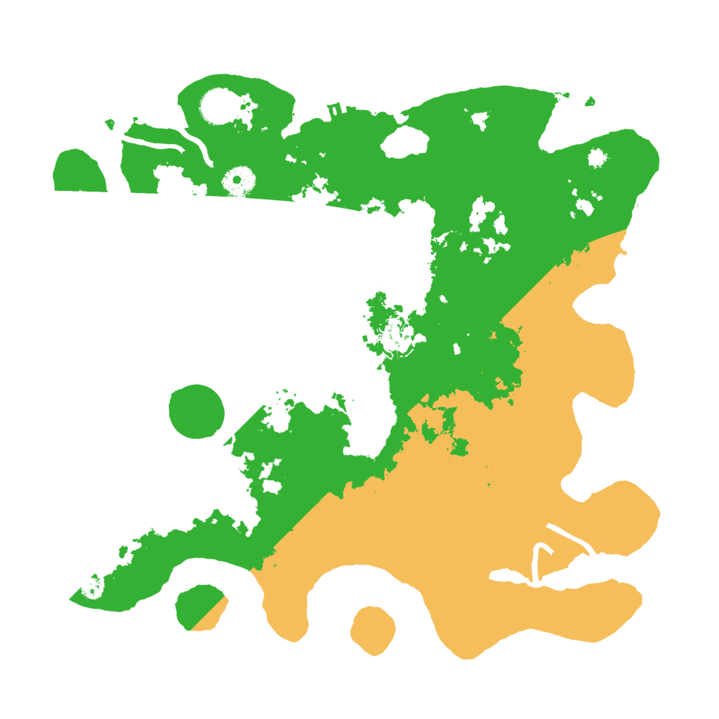 Biome Rust Map: Procedural Map, Size: 3500, Seed: 26740571