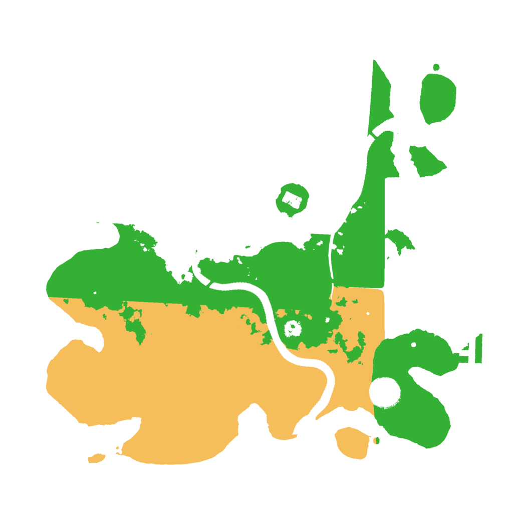 Biome Rust Map: Procedural Map, Size: 3000, Seed: 12822