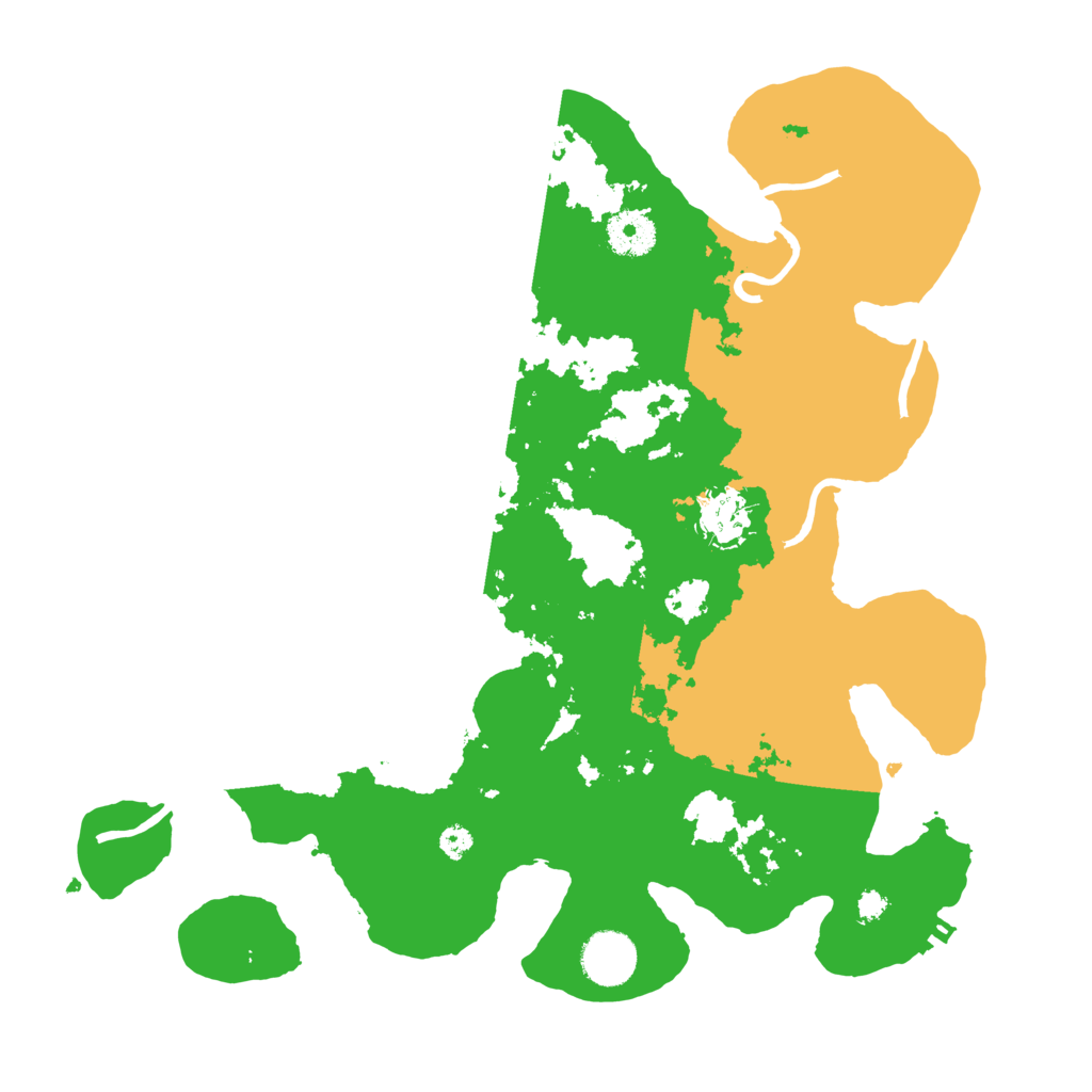 Biome Rust Map: Procedural Map, Size: 3500, Seed: 1678281416