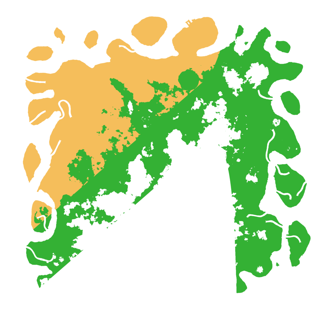 Biome Rust Map: Procedural Map, Size: 4500, Seed: 4547951