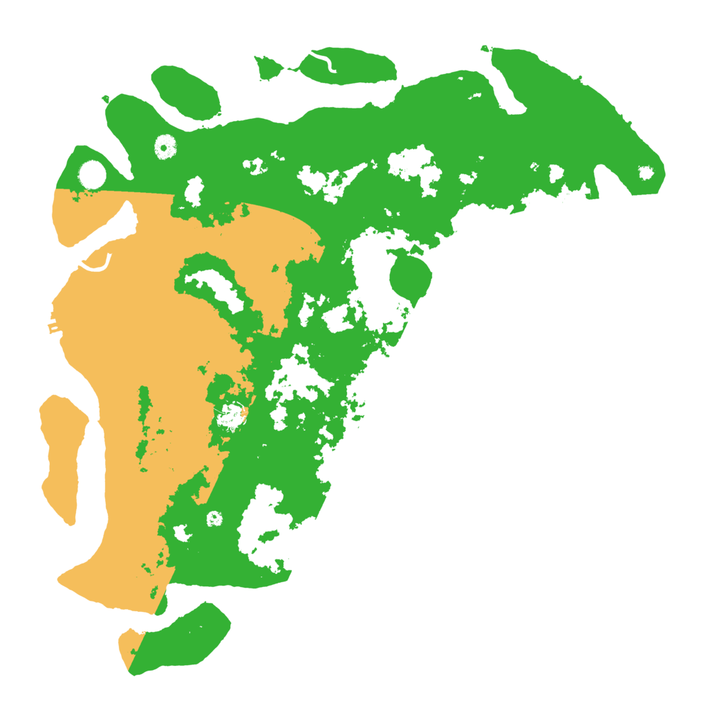Biome Rust Map: Procedural Map, Size: 4500, Seed: 7750