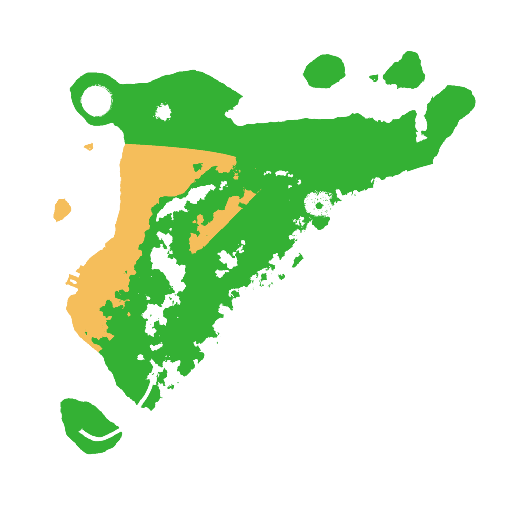 Biome Rust Map: Procedural Map, Size: 3000, Seed: 86351846