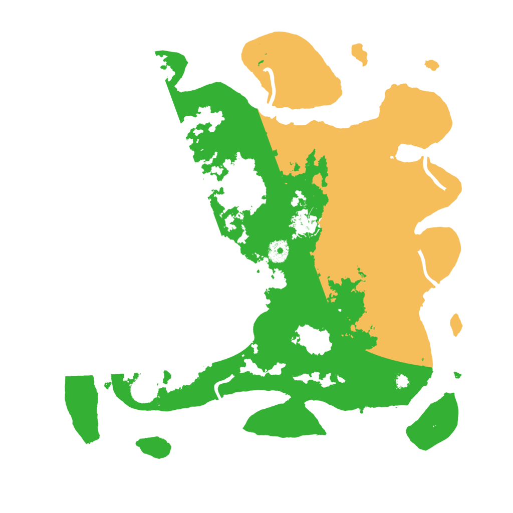 Biome Rust Map: Procedural Map, Size: 3500, Seed: 1246781619