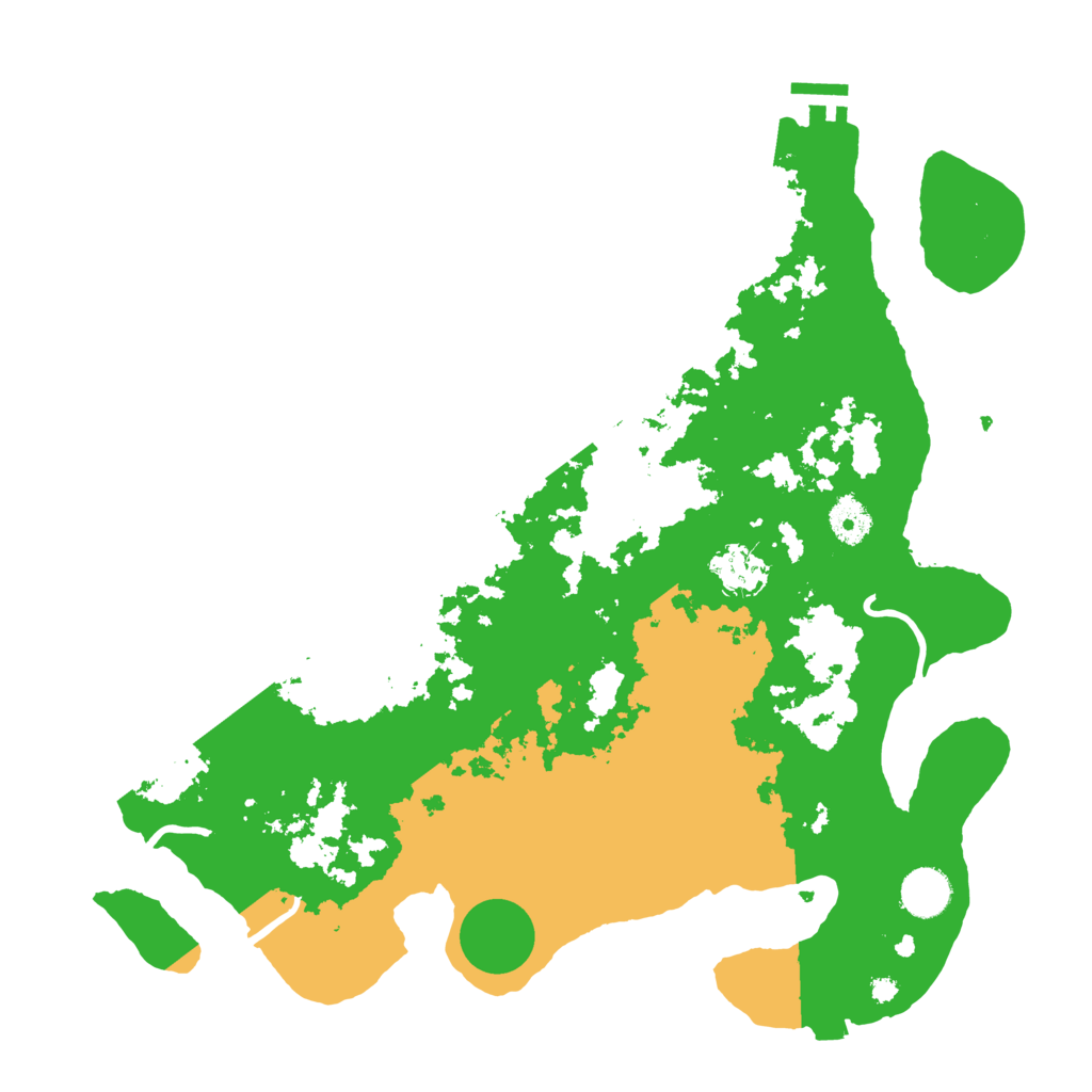 Biome Rust Map: Procedural Map, Size: 3850, Seed: 988414069