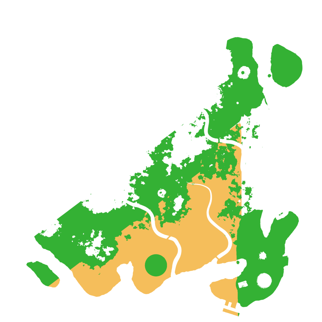 Biome Rust Map: Procedural Map, Size: 3850, Seed: 988414069