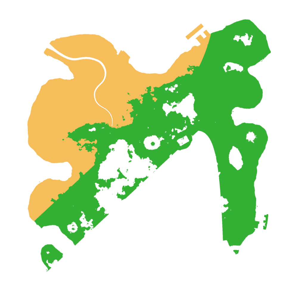 Biome Rust Map: Procedural Map, Size: 3000, Seed: 44600365