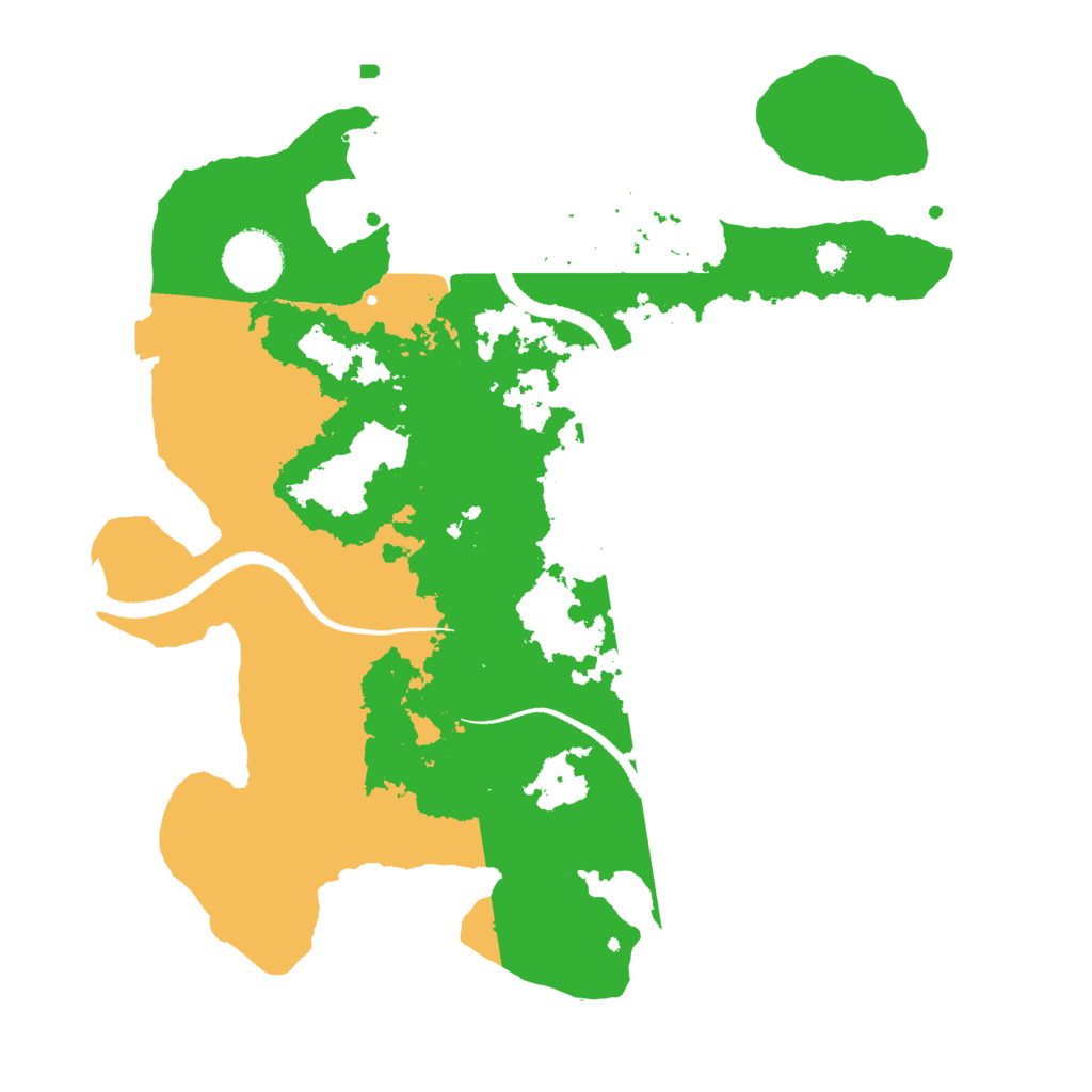 Biome Rust Map: Procedural Map, Size: 3215, Seed: 74815125