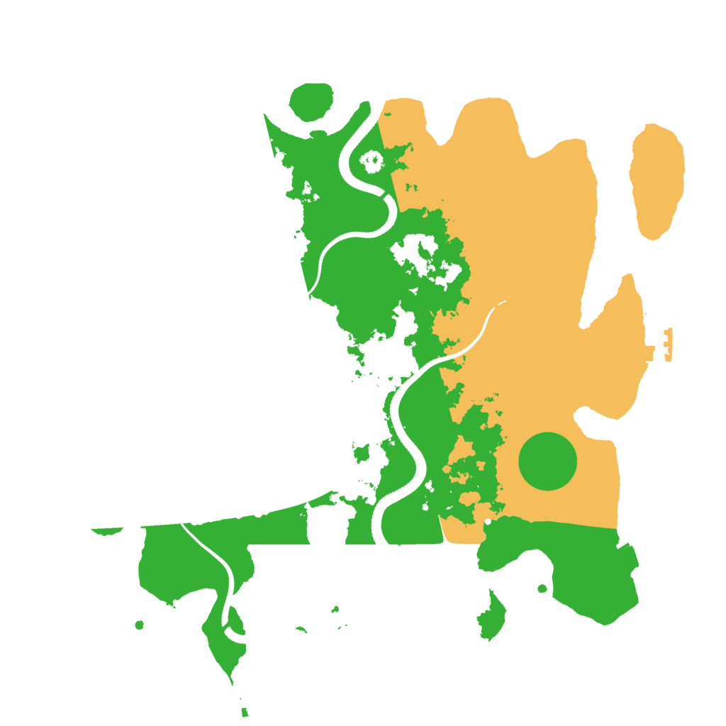 Biome Rust Map: Procedural Map, Size: 3275, Seed: 904906563