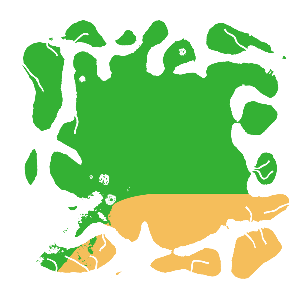 Biome Rust Map: Procedural Map, Size: 4250, Seed: 1104247605