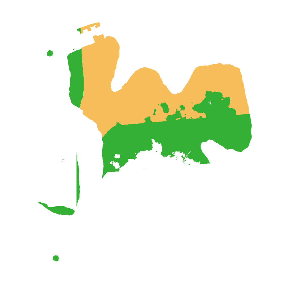 Biome Rust Map: Procedural Map, Size: 2000, Seed: 670869221