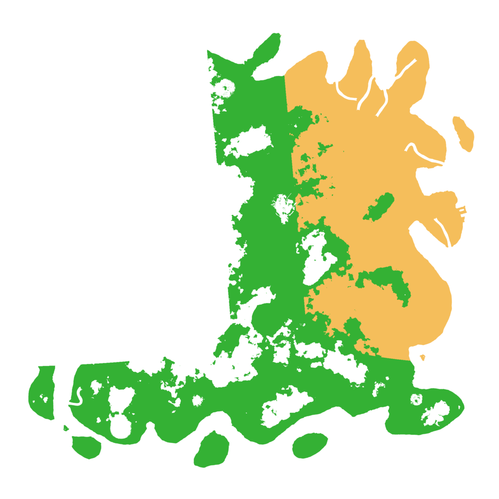 Biome Rust Map: Procedural Map, Size: 4250, Seed: 256