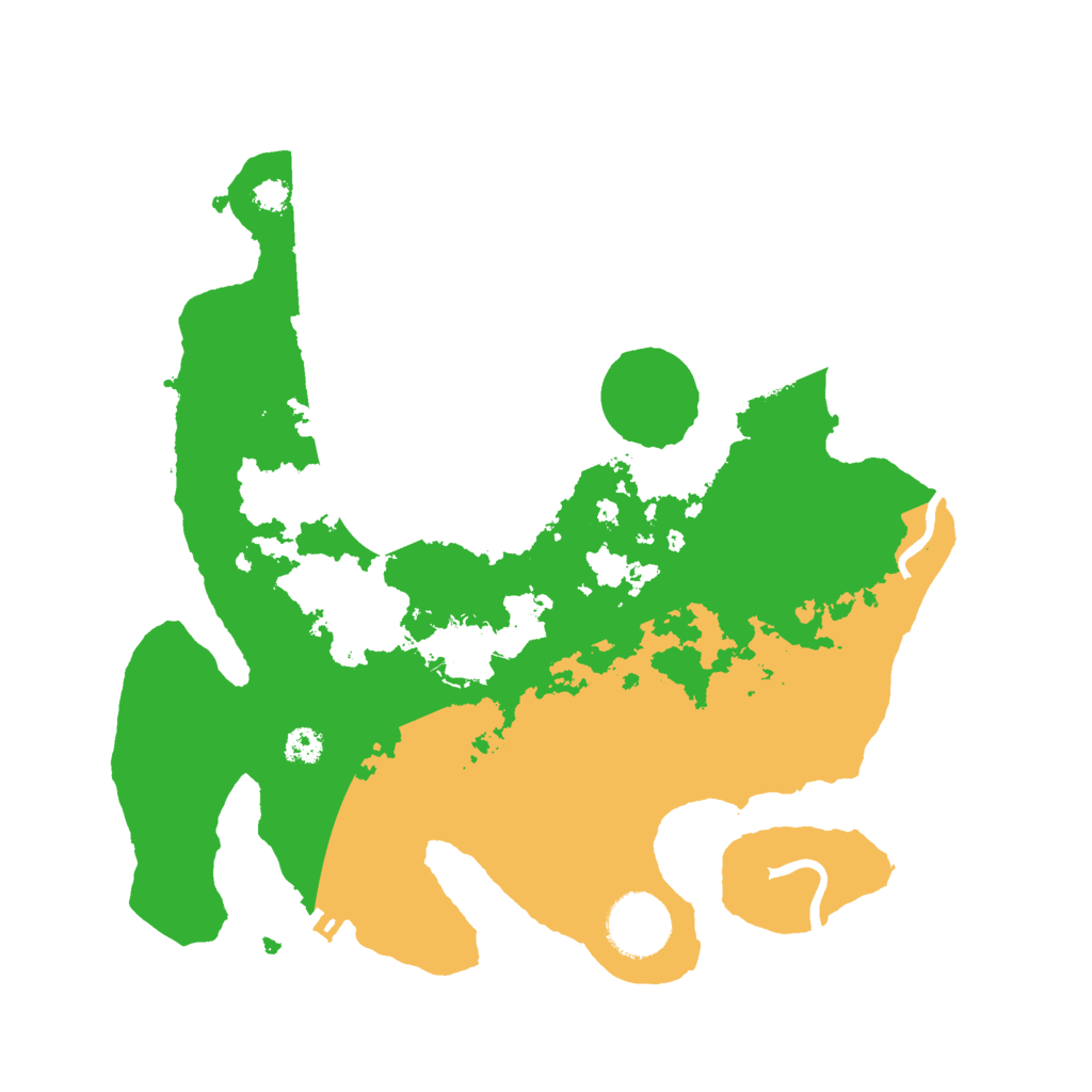 Biome Rust Map: Procedural Map, Size: 3000, Seed: 544381495