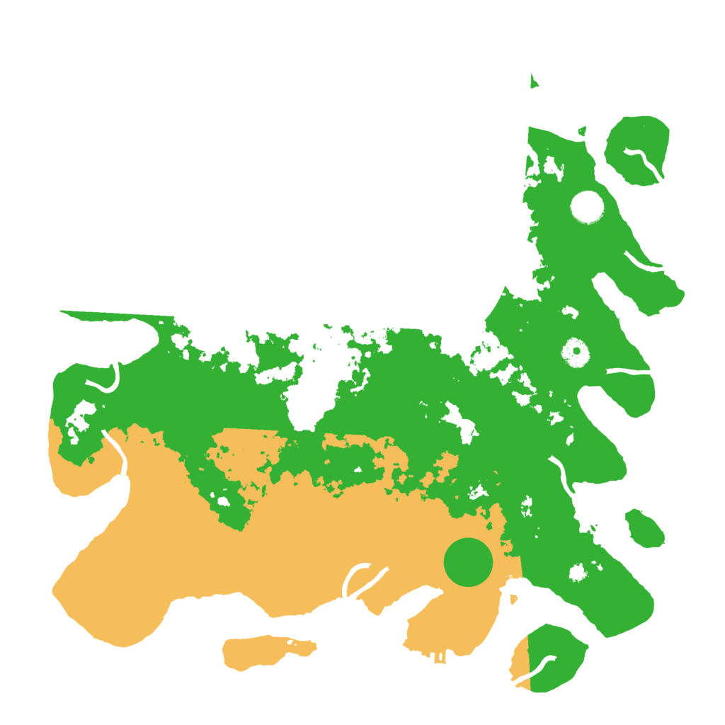 Biome Rust Map: Procedural Map, Size: 3900, Seed: 292441442