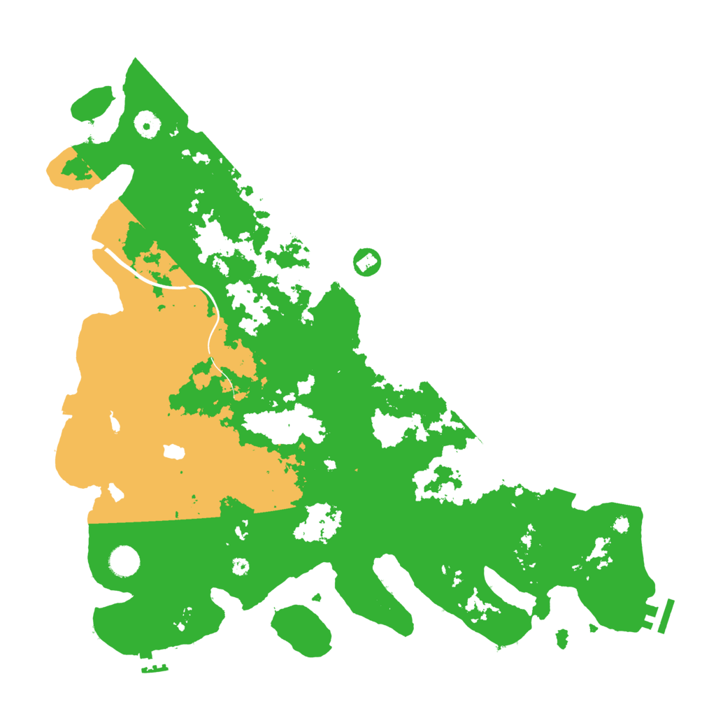 Biome Rust Map: Procedural Map, Size: 4100, Seed: 5000