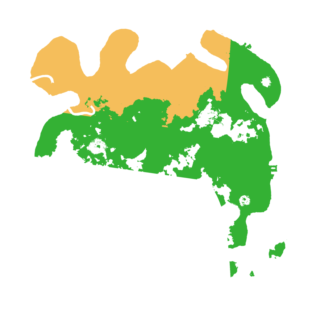 Biome Rust Map: Procedural Map, Size: 3000, Seed: 462710213