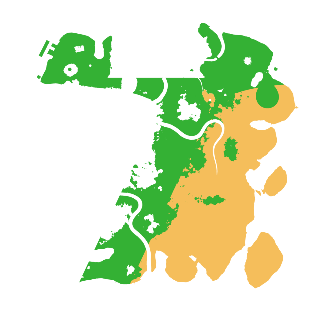 Biome Rust Map: Procedural Map, Size: 3600, Seed: 2037