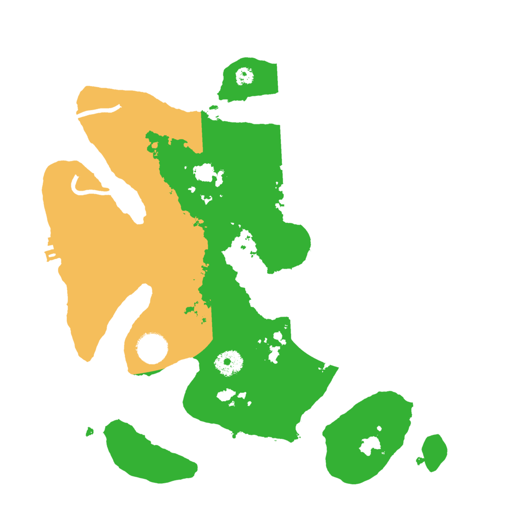 Biome Rust Map: Procedural Map, Size: 3000, Seed: 2033911956