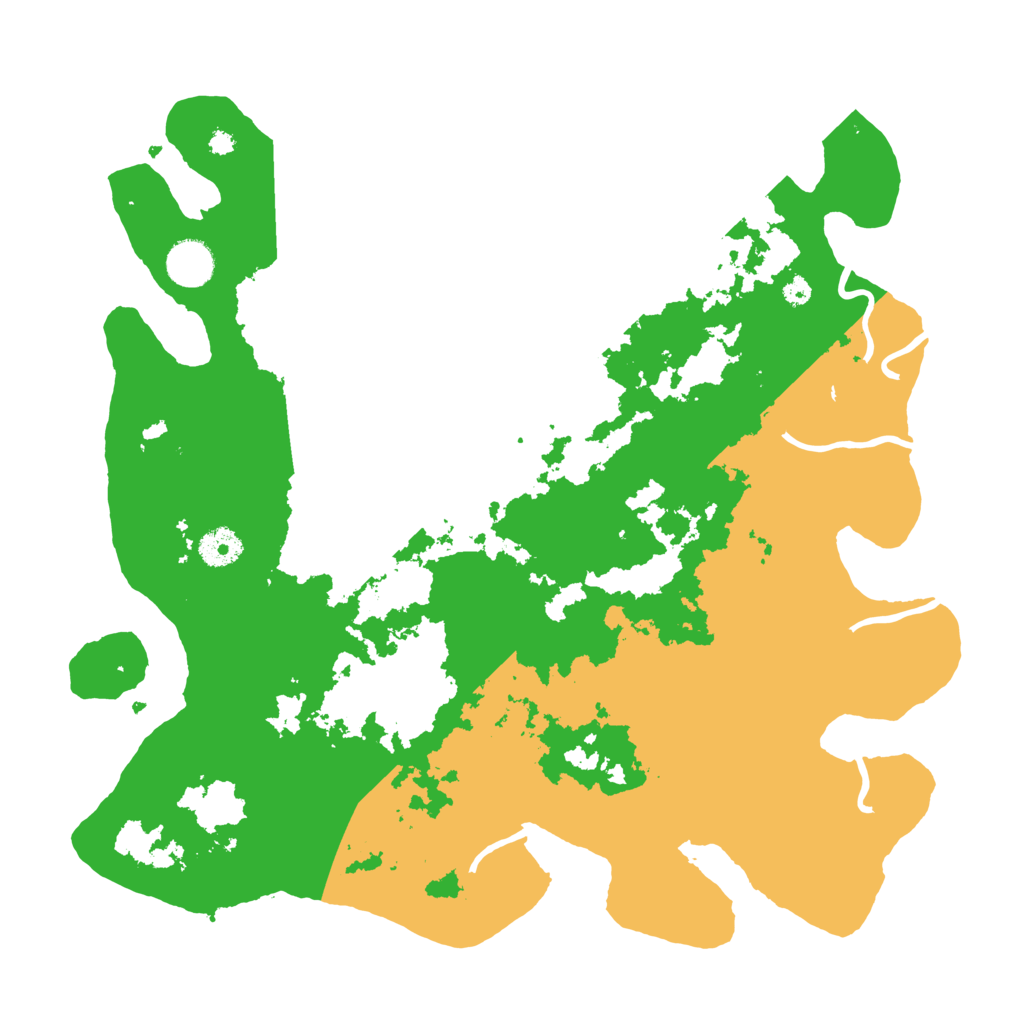 Biome Rust Map: Procedural Map, Size: 3800, Seed: 2032103520