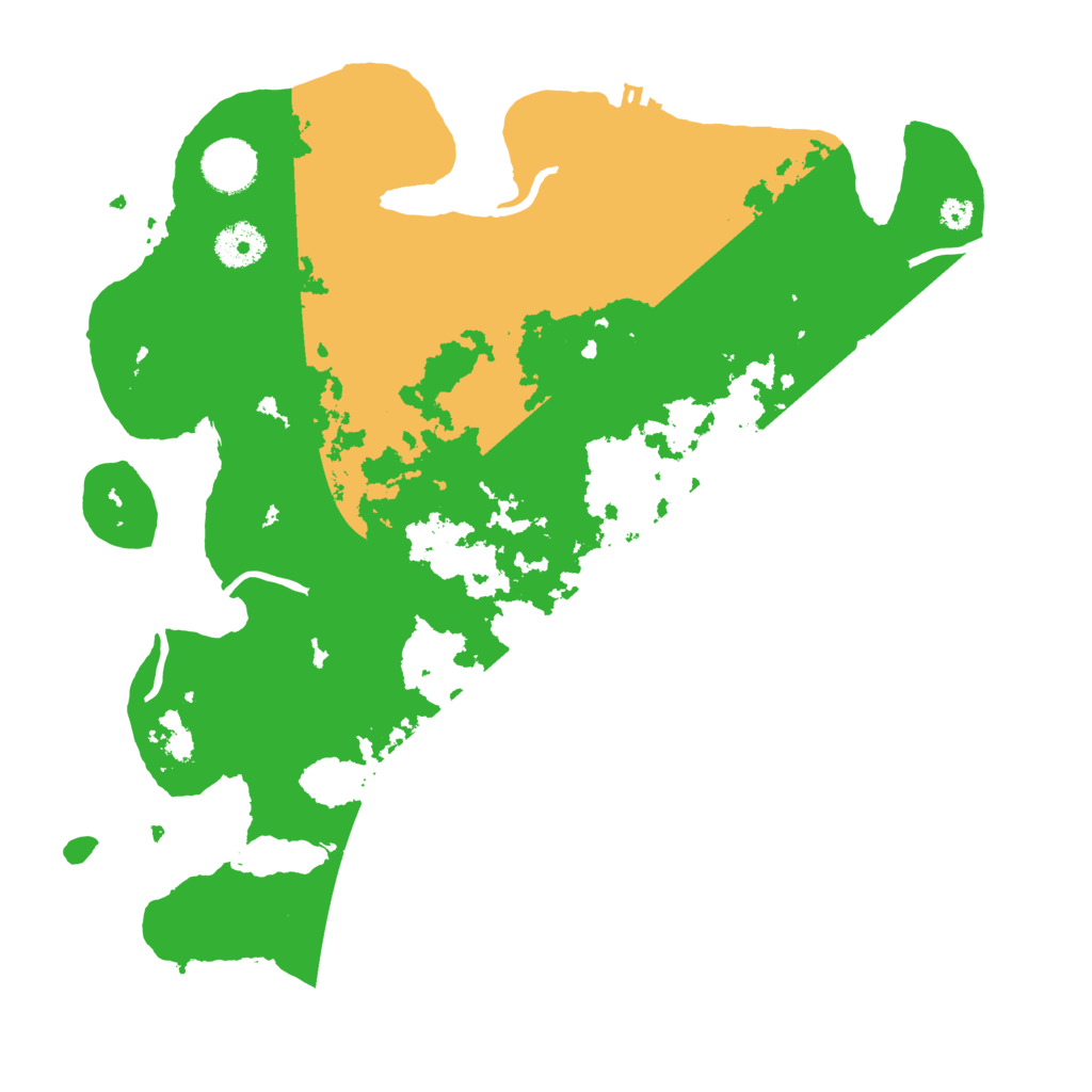 Biome Rust Map: Procedural Map, Size: 3500, Seed: 106264033