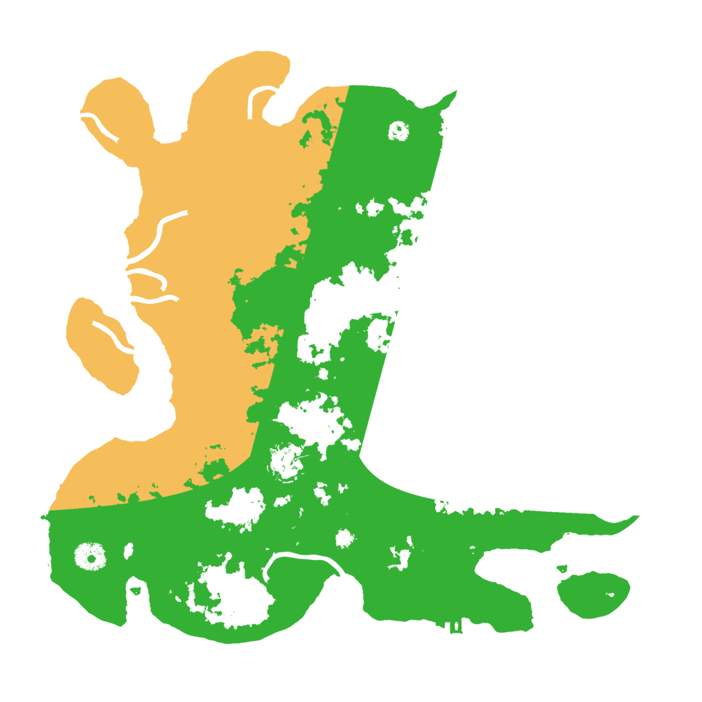 Biome Rust Map: Procedural Map, Size: 3510, Seed: 3927245