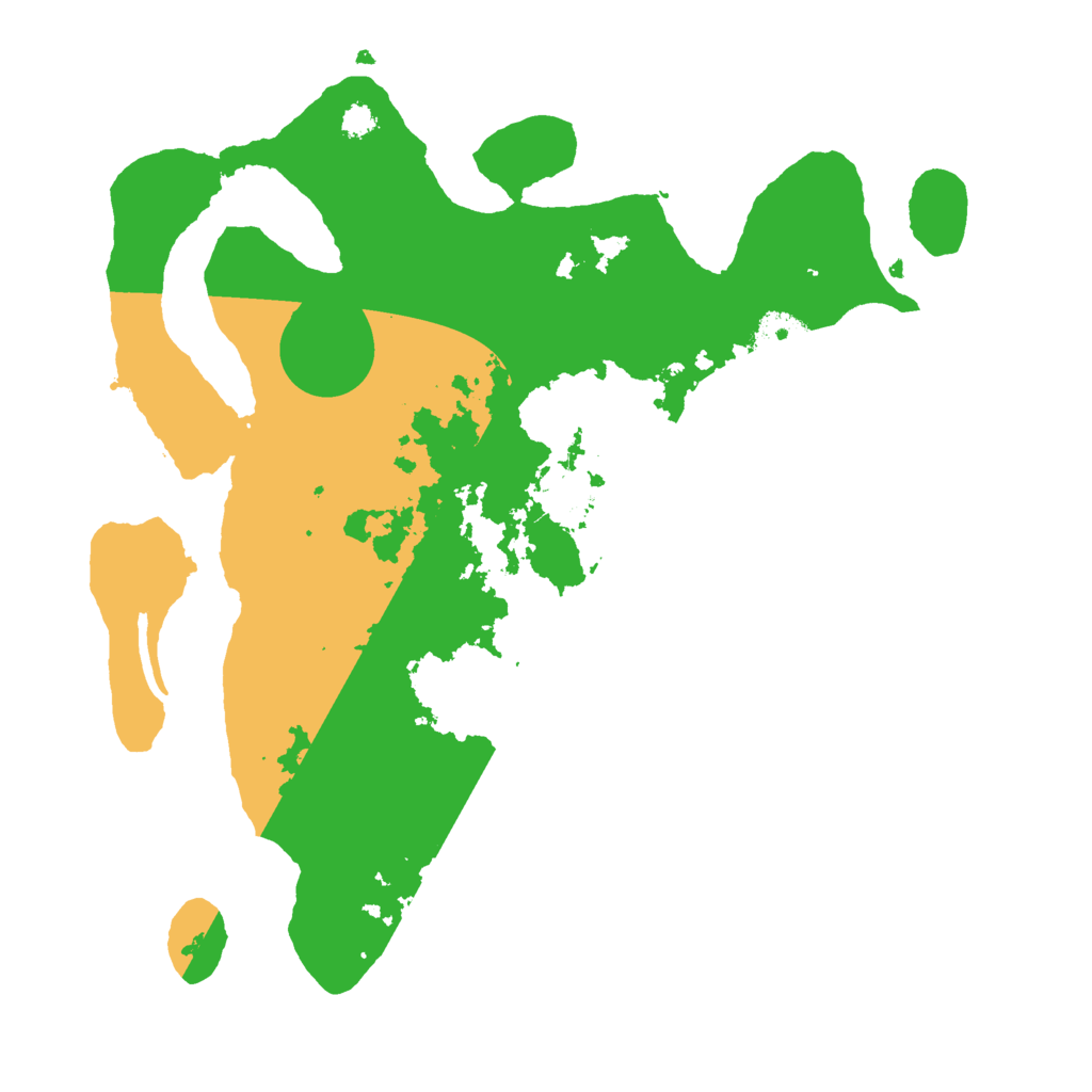 Biome Rust Map: Procedural Map, Size: 3050, Seed: 4756913