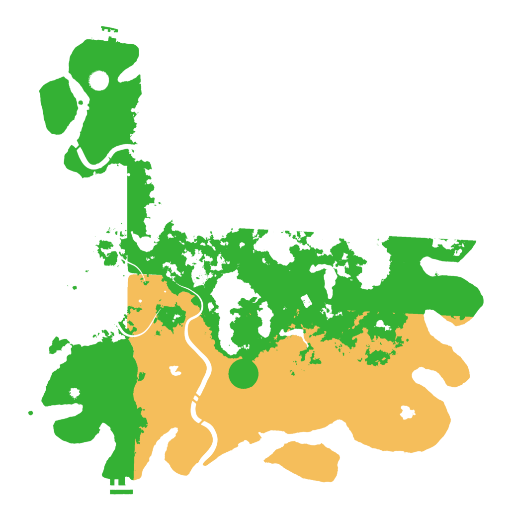 Biome Rust Map: Procedural Map, Size: 4500, Seed: 308363