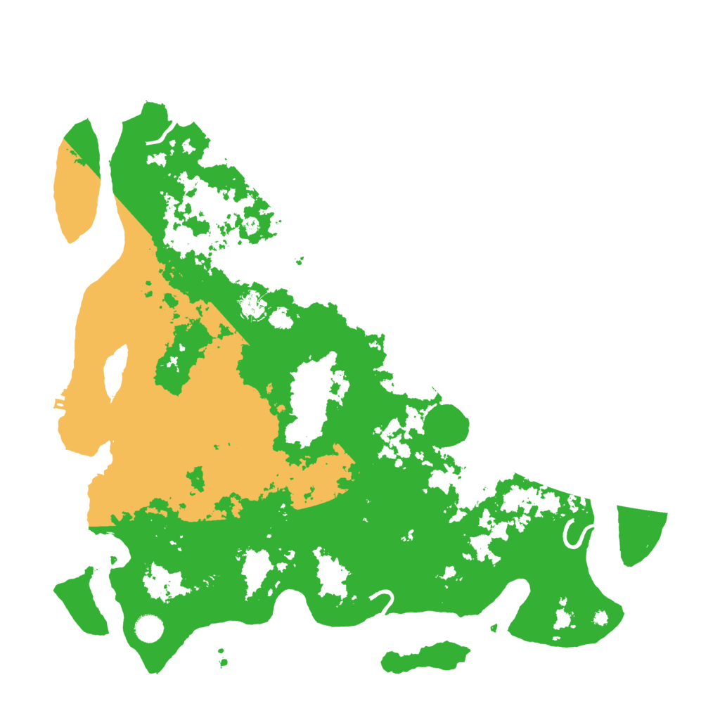 Biome Rust Map: Procedural Map, Size: 4500, Seed: 758619380