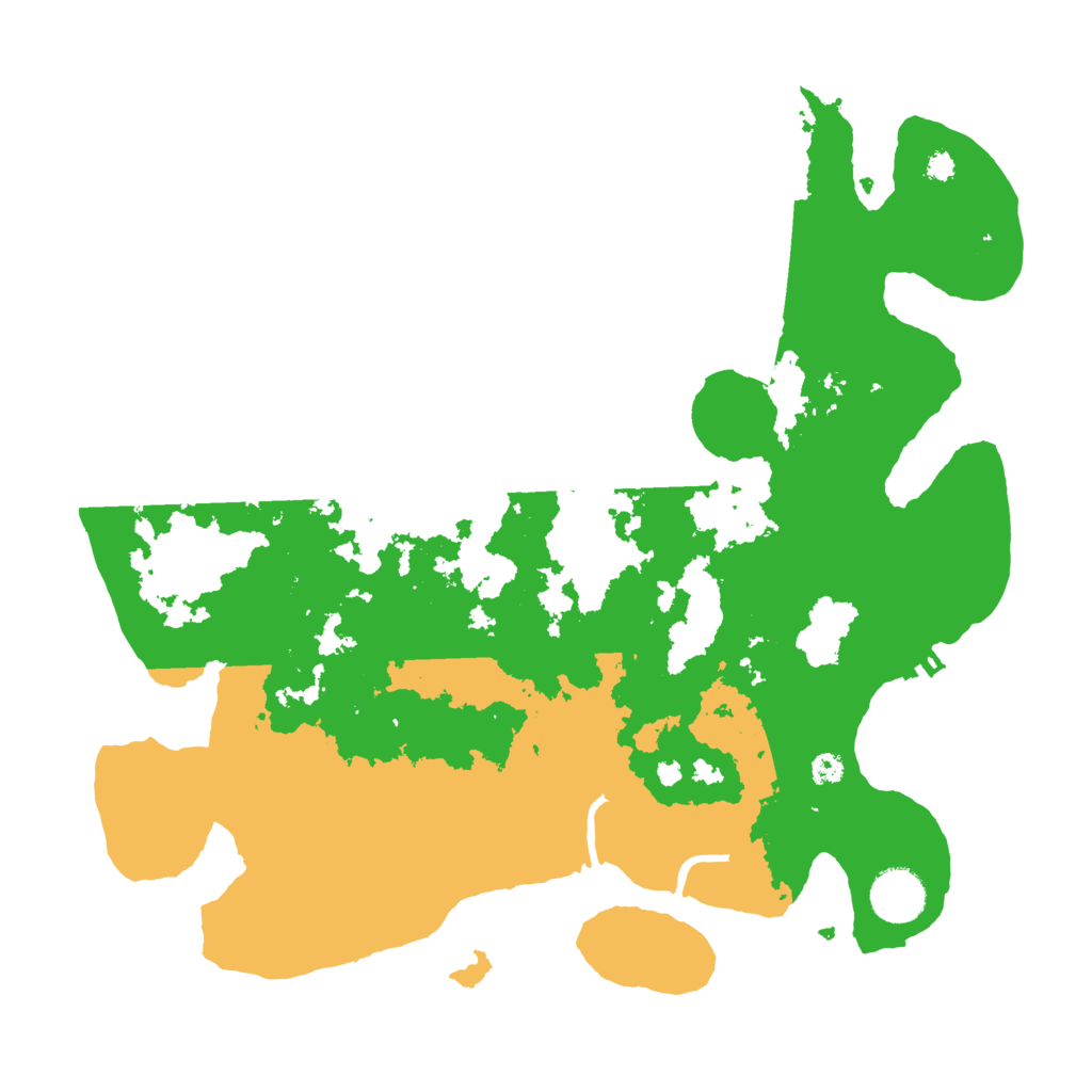 Biome Rust Map: Procedural Map, Size: 3500, Seed: 7023532