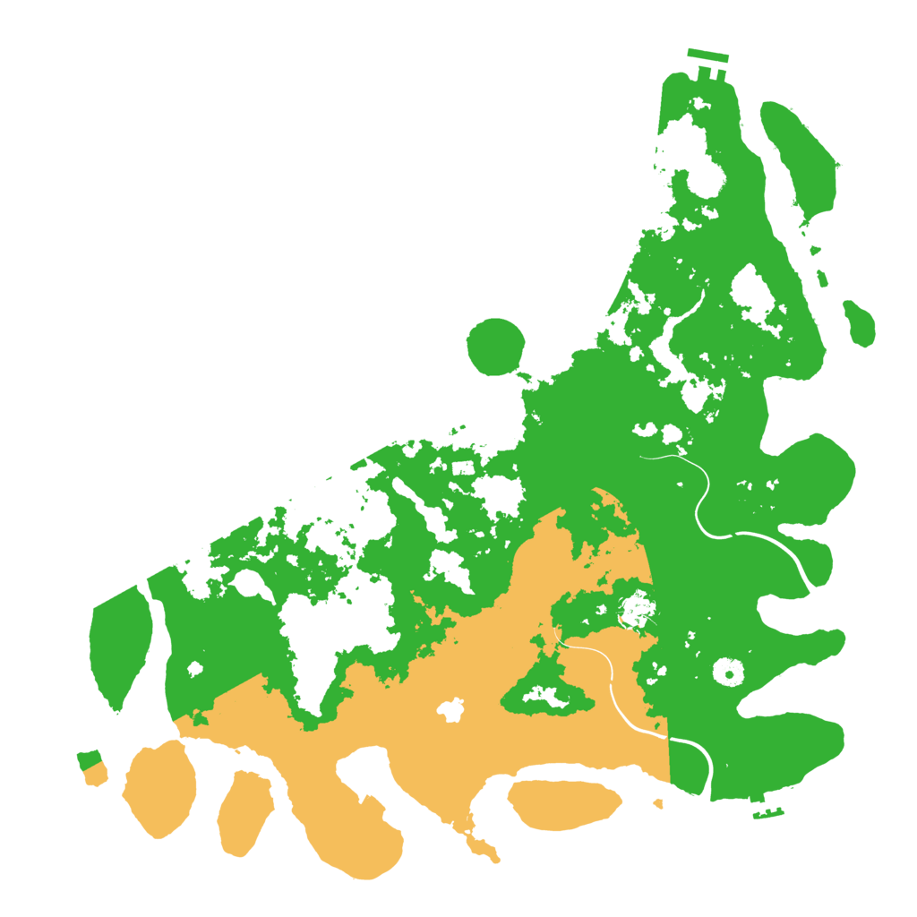 Biome Rust Map: Procedural Map, Size: 4500, Seed: 547083