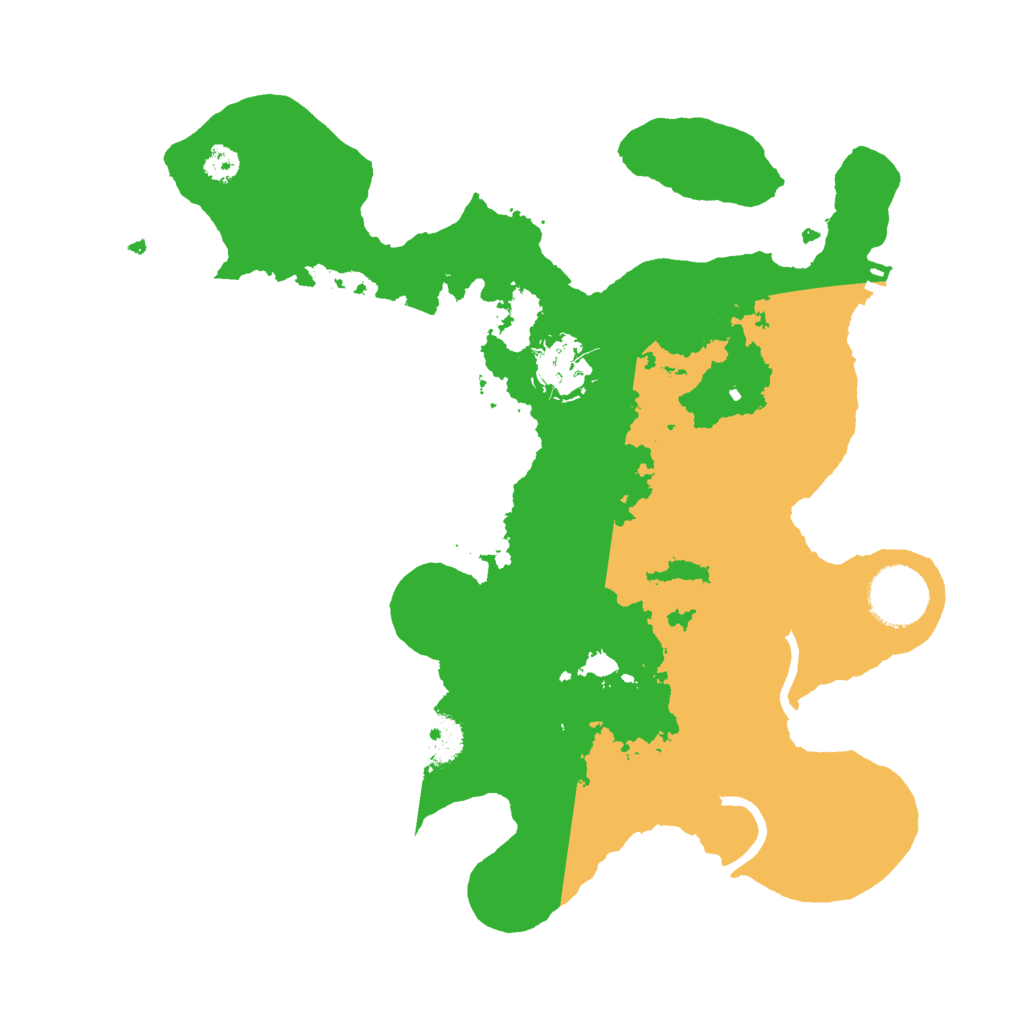 Biome Rust Map: Procedural Map, Size: 3000, Seed: 1124123