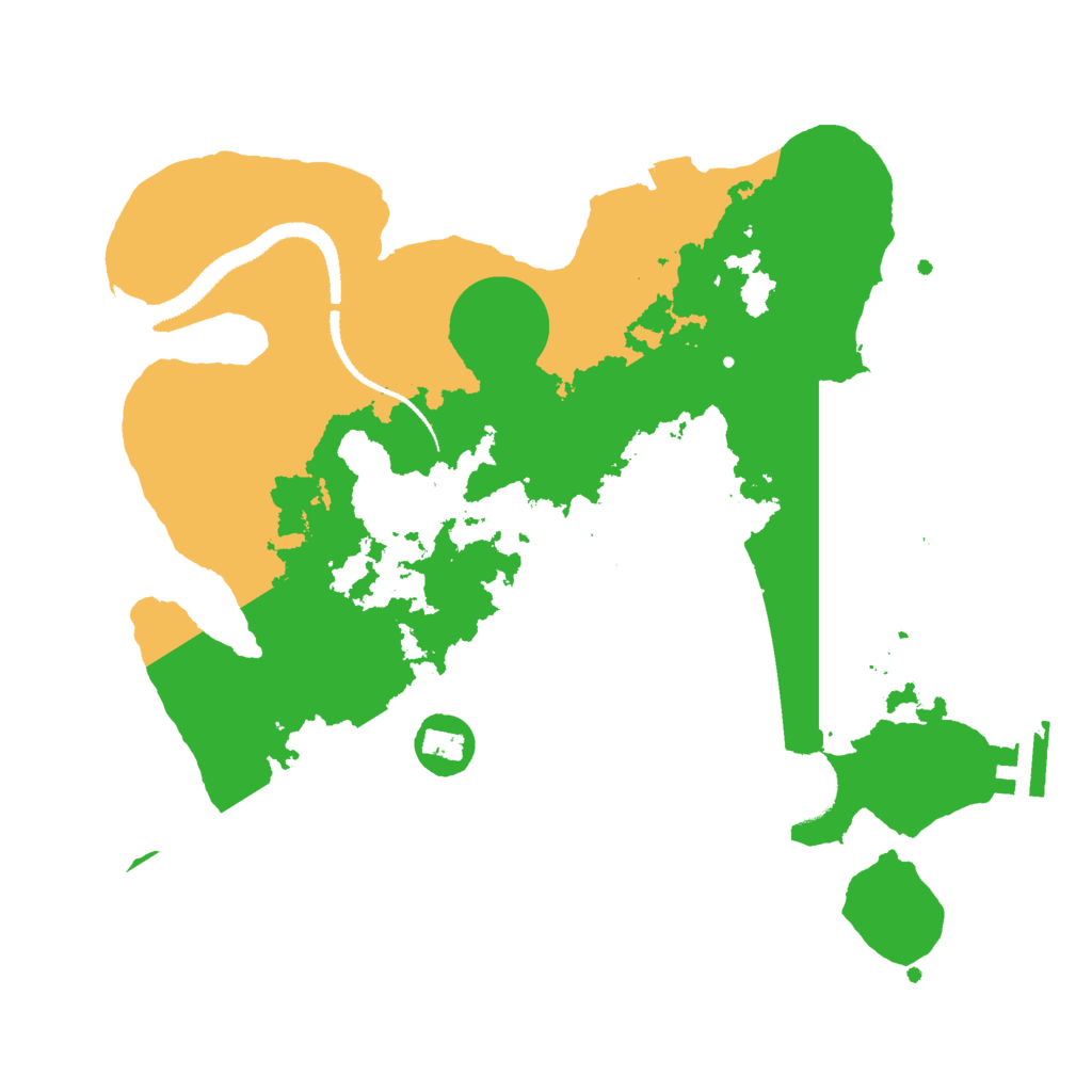 Biome Rust Map: Procedural Map, Size: 2900, Seed: 702380609