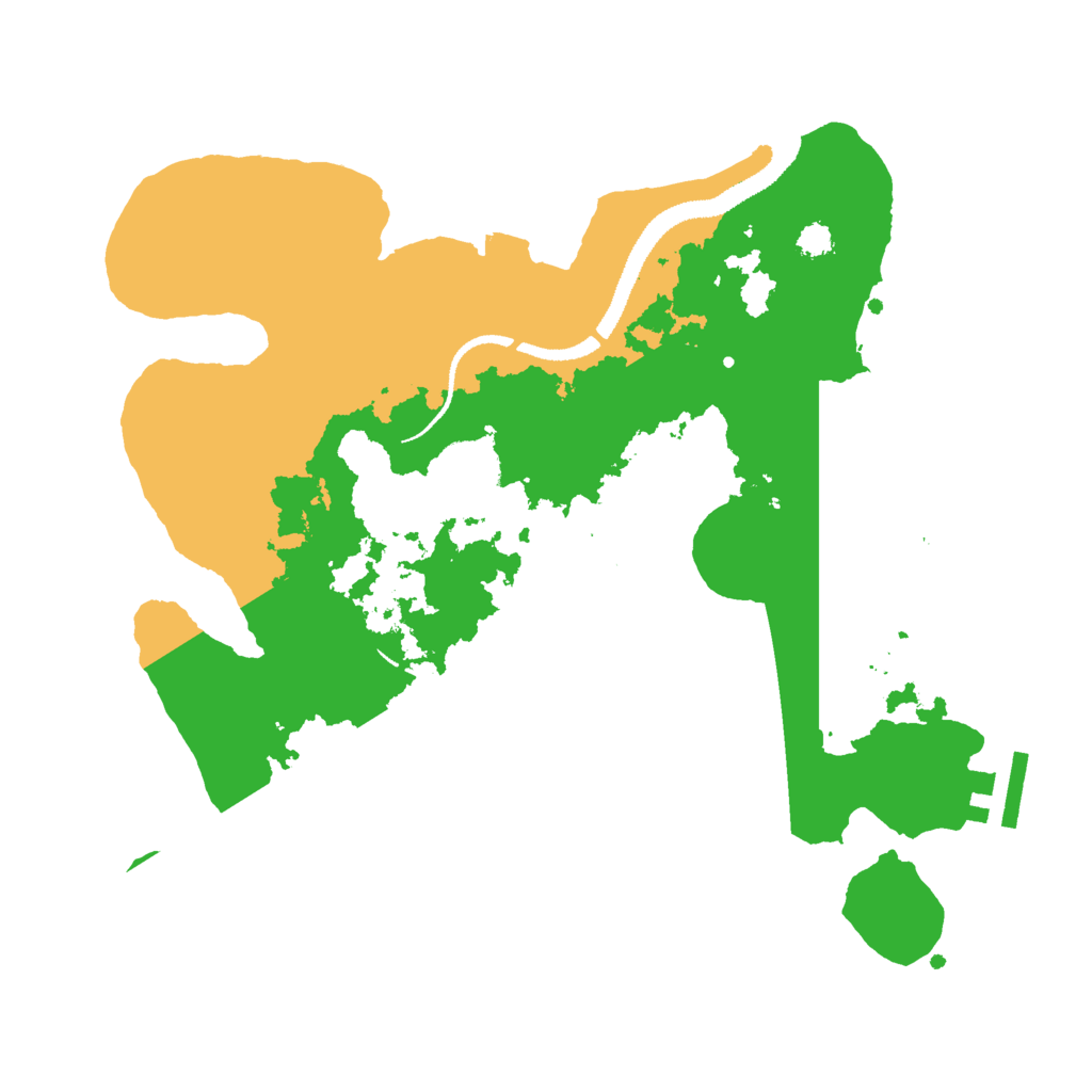 Biome Rust Map: Procedural Map, Size: 2900, Seed: 702380609