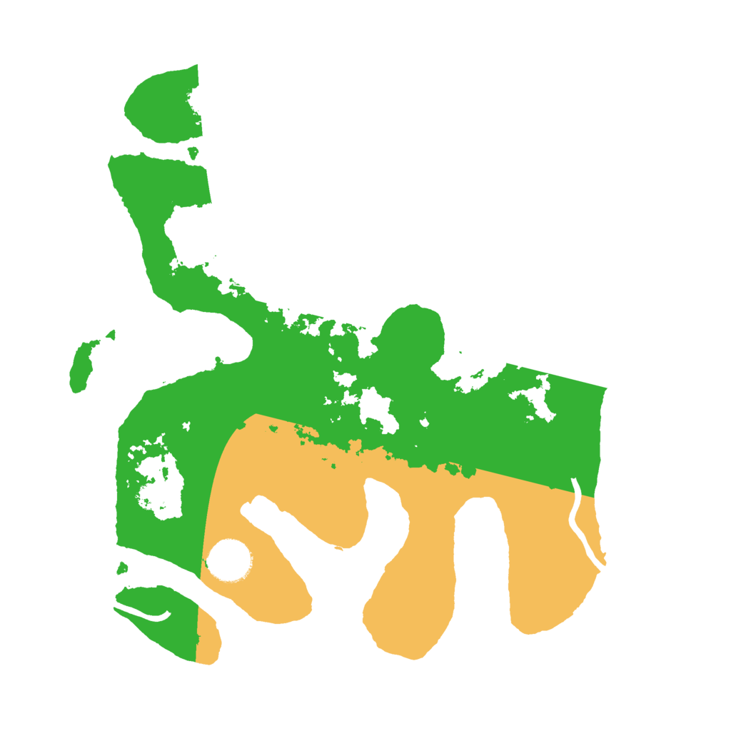 Biome Rust Map: Procedural Map, Size: 3000, Seed: 883339