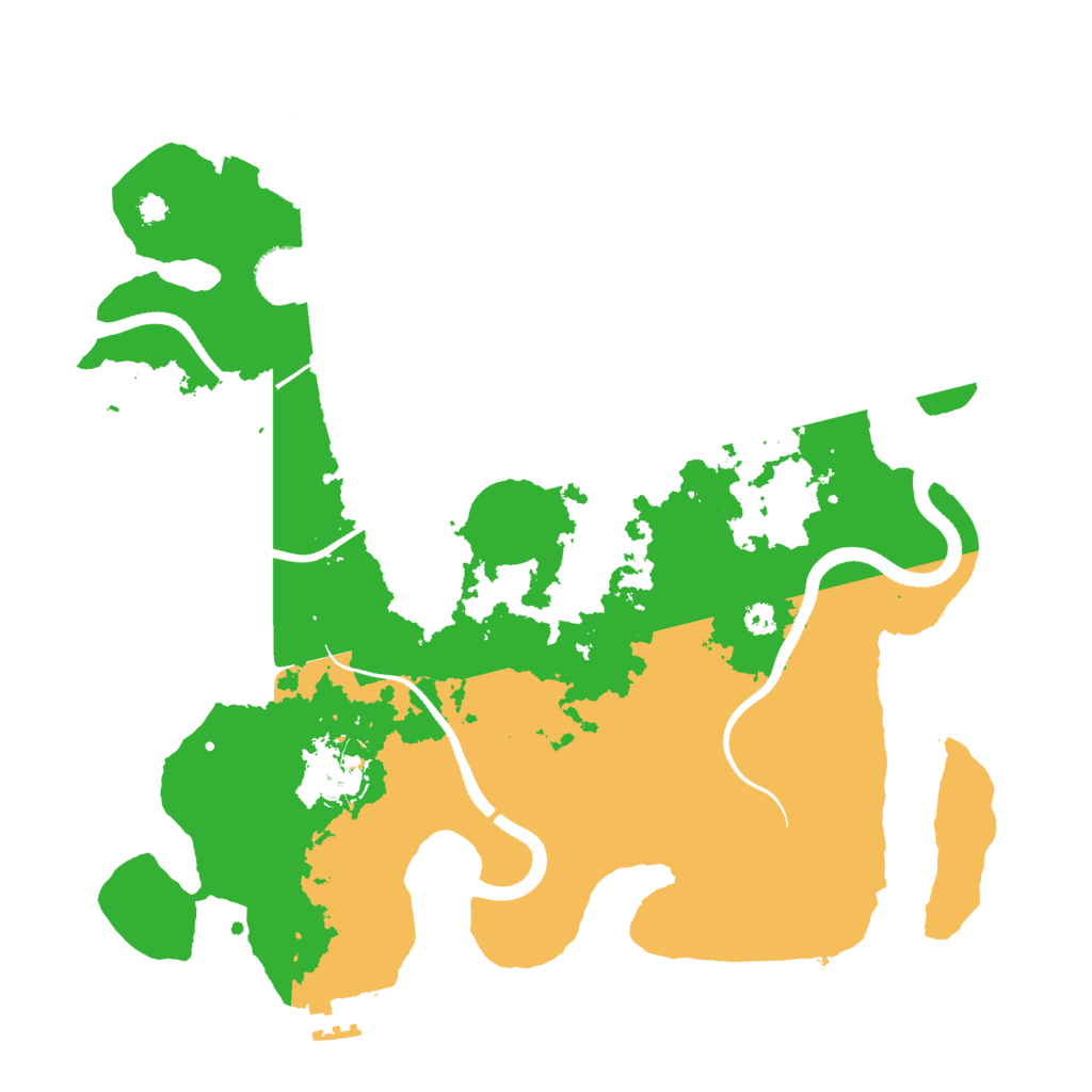 Biome Rust Map: Procedural Map, Size: 3420, Seed: 1