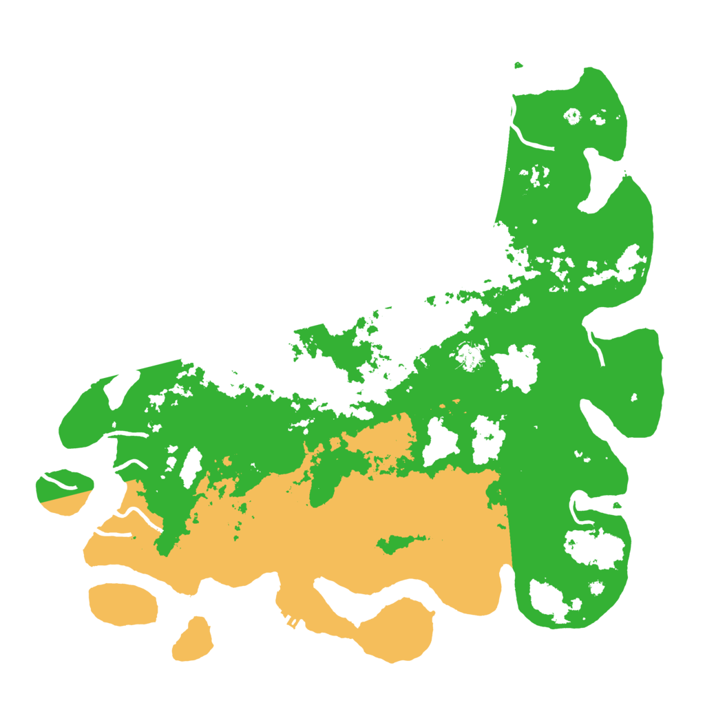 Biome Rust Map: Procedural Map, Size: 4500, Seed: 4171613