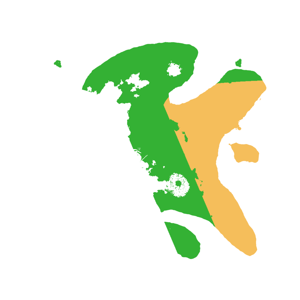 Biome Rust Map: Procedural Map, Size: 2000, Seed: 234234234