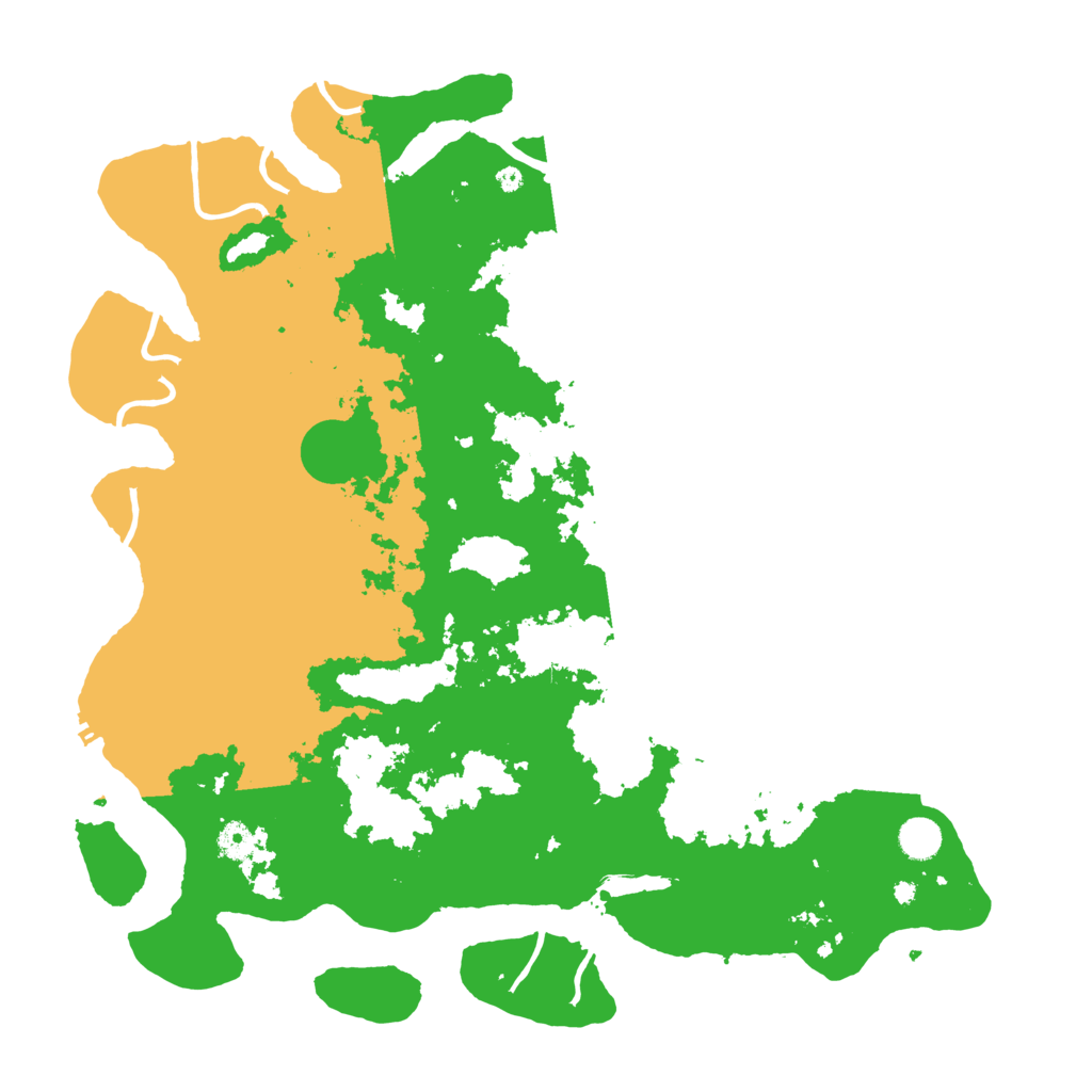 Biome Rust Map: Procedural Map, Size: 4500, Seed: 897585