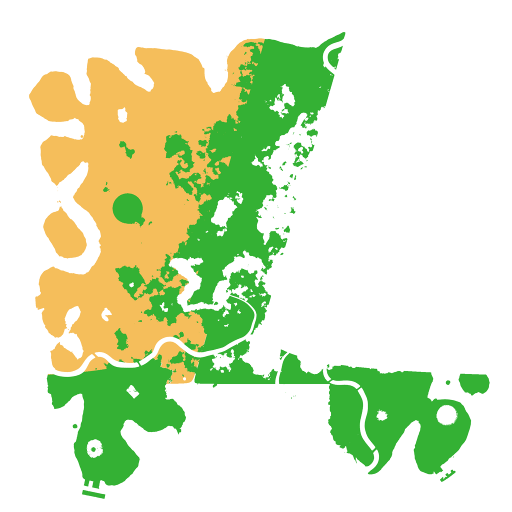 Biome Rust Map: Procedural Map, Size: 4500, Seed: 4739161