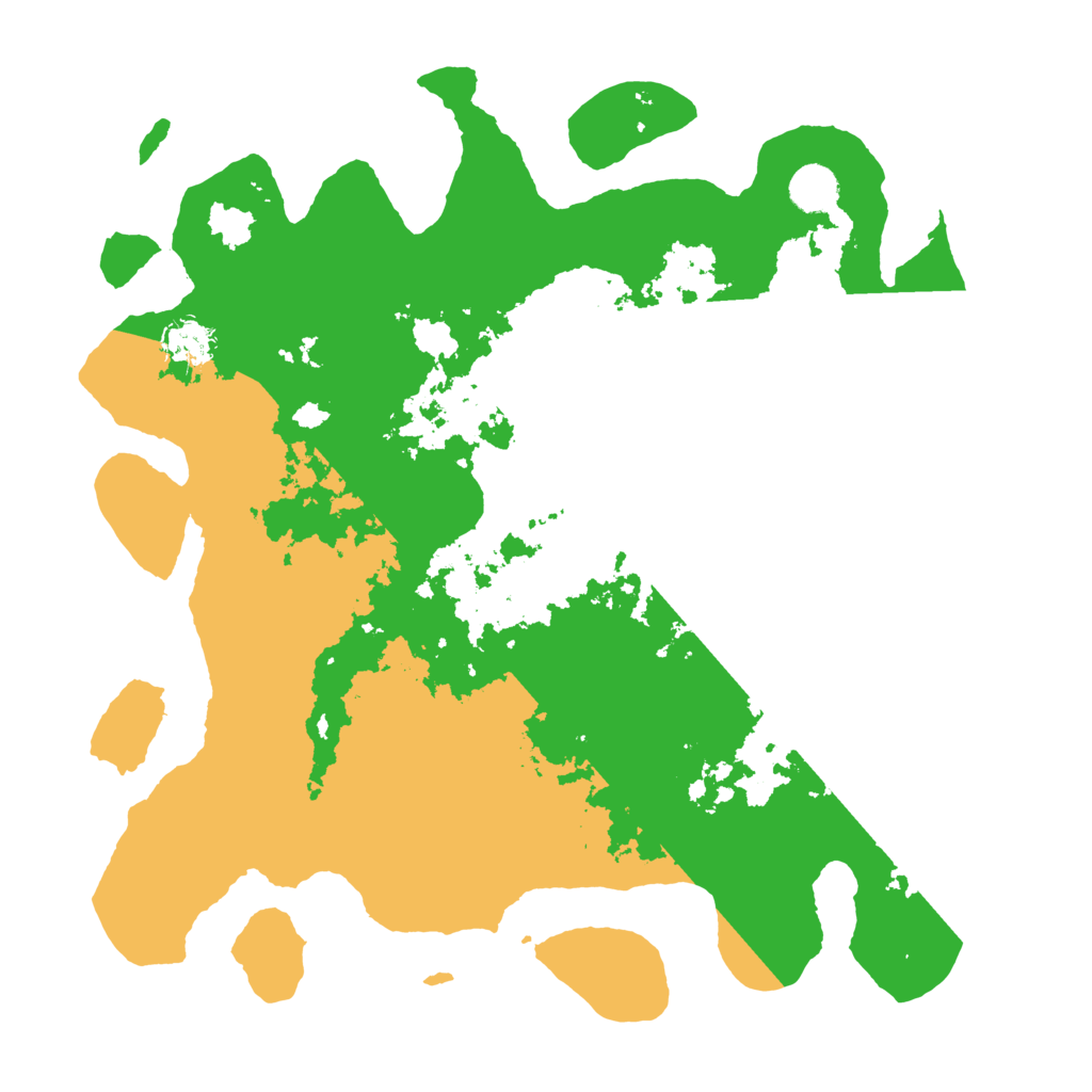 Biome Rust Map: Barren, Size: 4000, Seed: 549689
