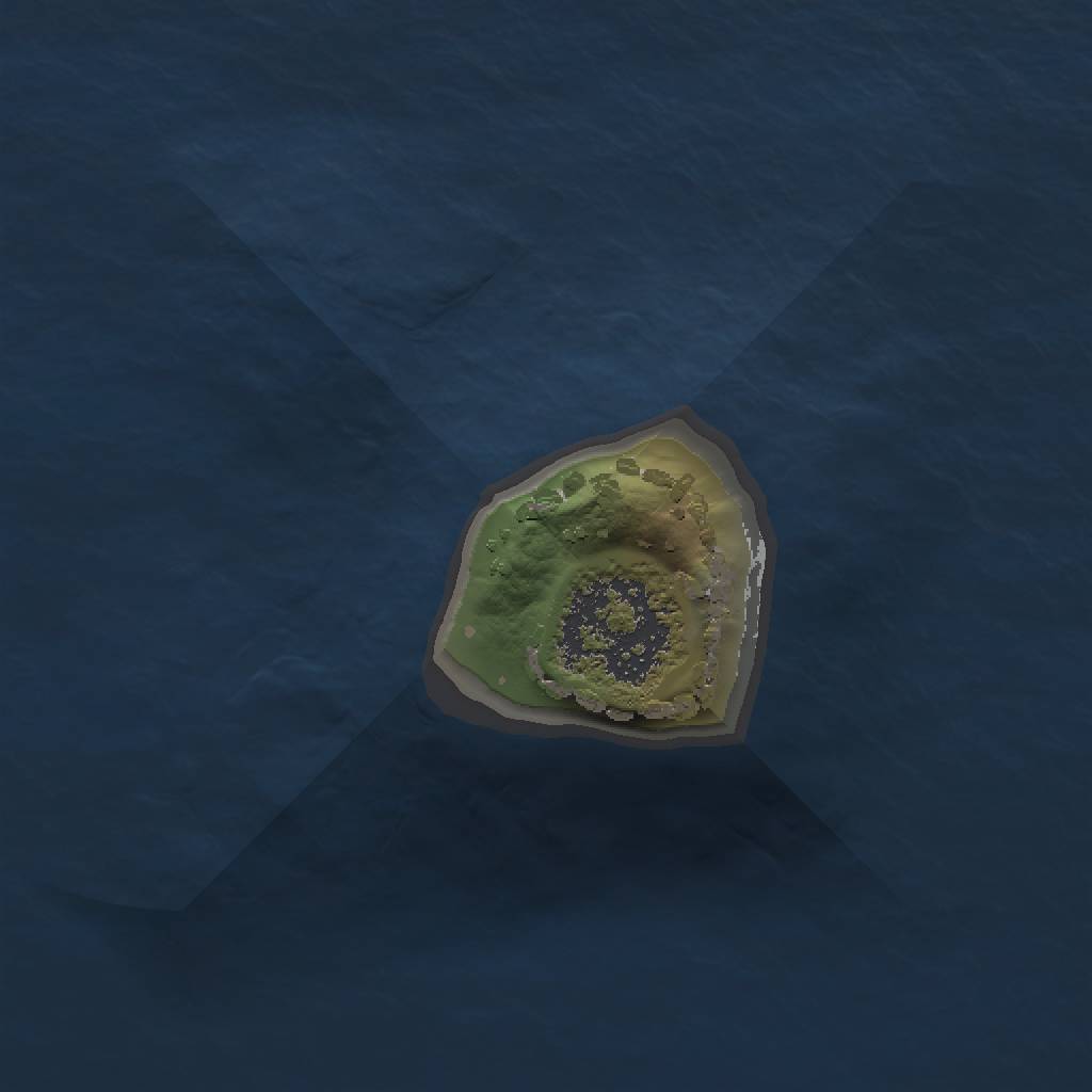 Rust Map: Procedural Map, Size: 1000, Seed: 2044900502, 3 Monuments